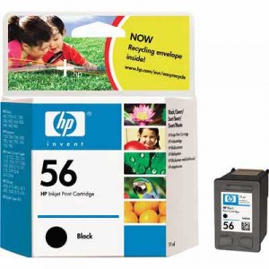 Tinteiro HP preto nº 56