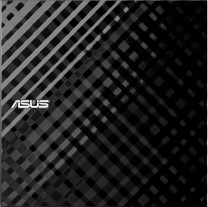 Gravador DVD+/- RW ASUS 8x Externo Slim Black USB